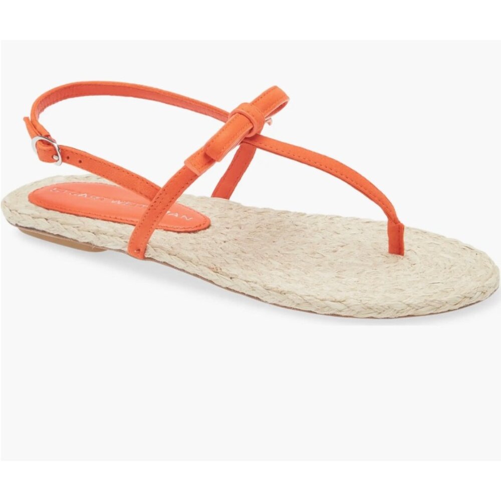 STUART WEITZMAN Felicity paradise suede Espadrille Sandals size 8.5
